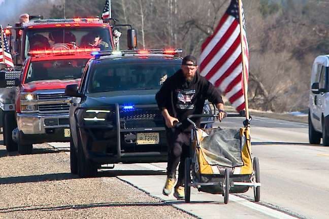 Man runs through all 50 states in honor of nation's 250th birthday