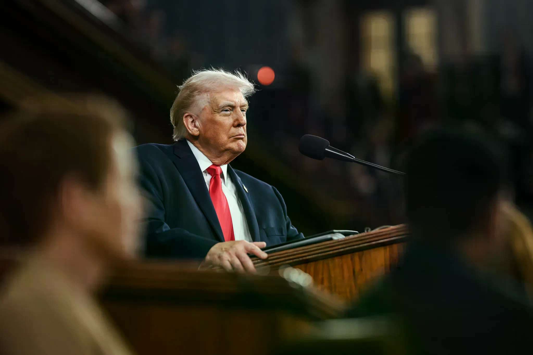 Trump gives update from the White House on Iran strikes