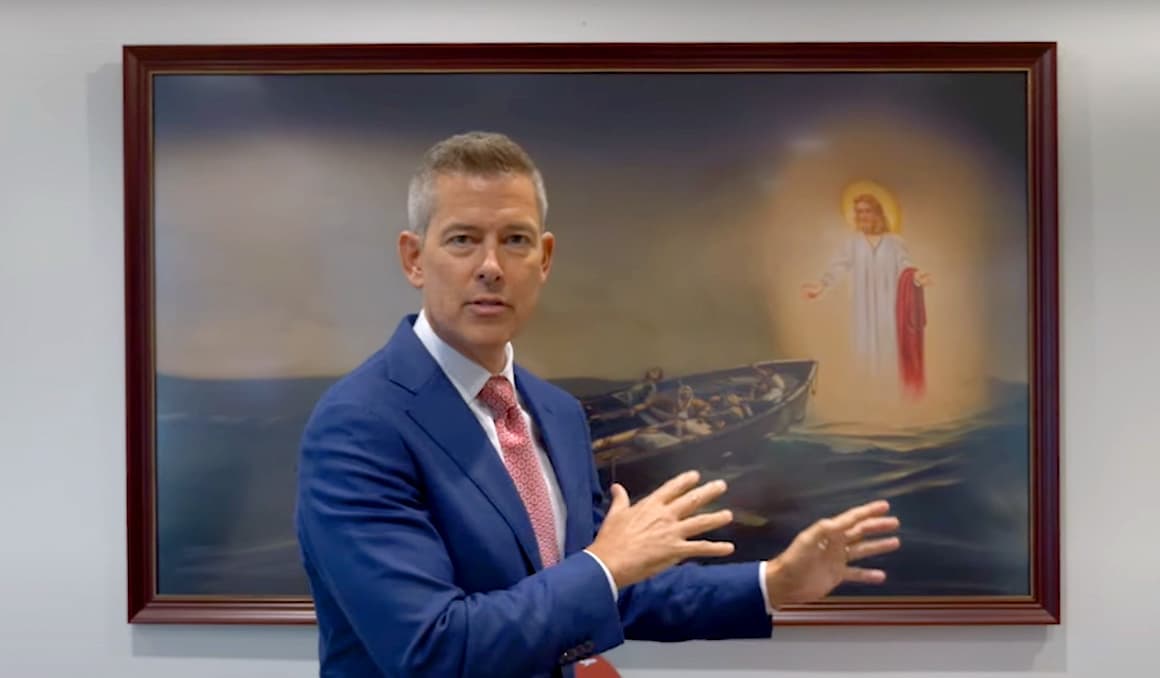 Transportation secretary to restore historic painting of Jesus to place of prominence at Merchant Marine Academy