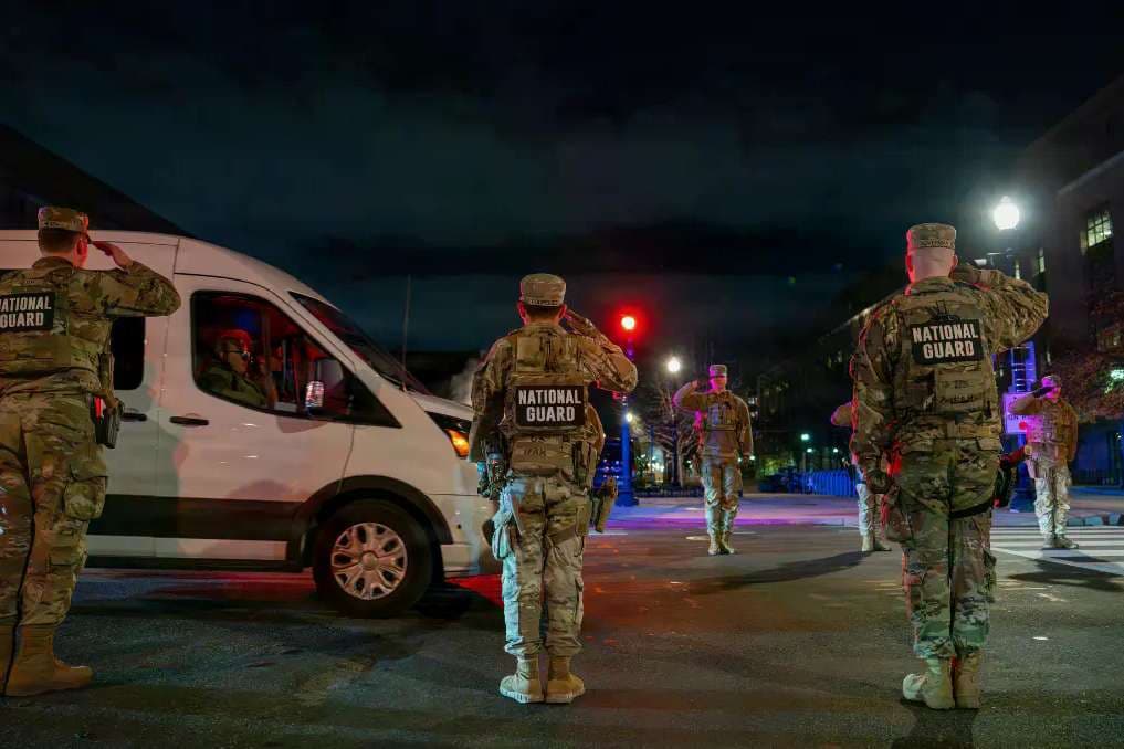 West Virginia guardsman shows signs of improvement after DC shooting