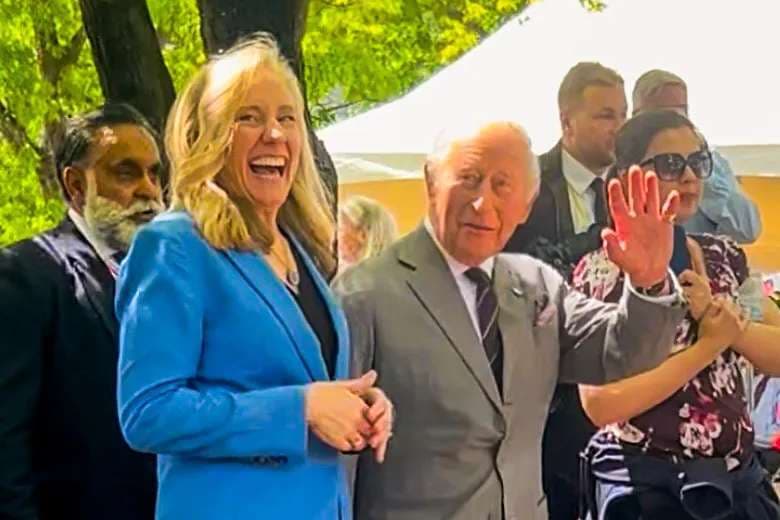 King Charles visits Front Royal, the hometown of Christendom College