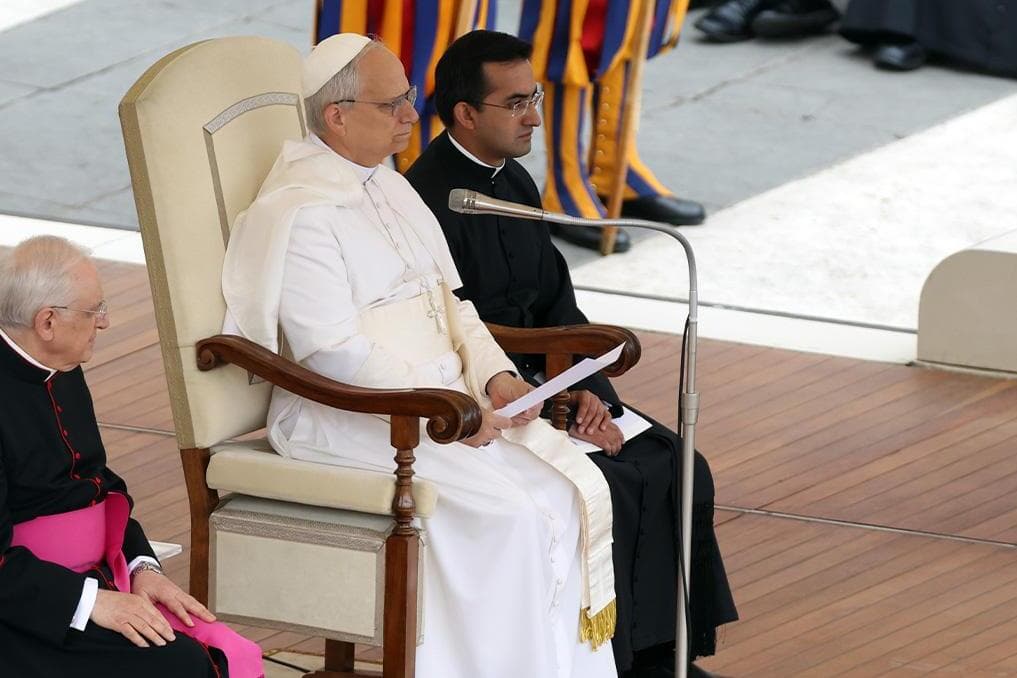 Pope Leo urges compassion grounded in humanity