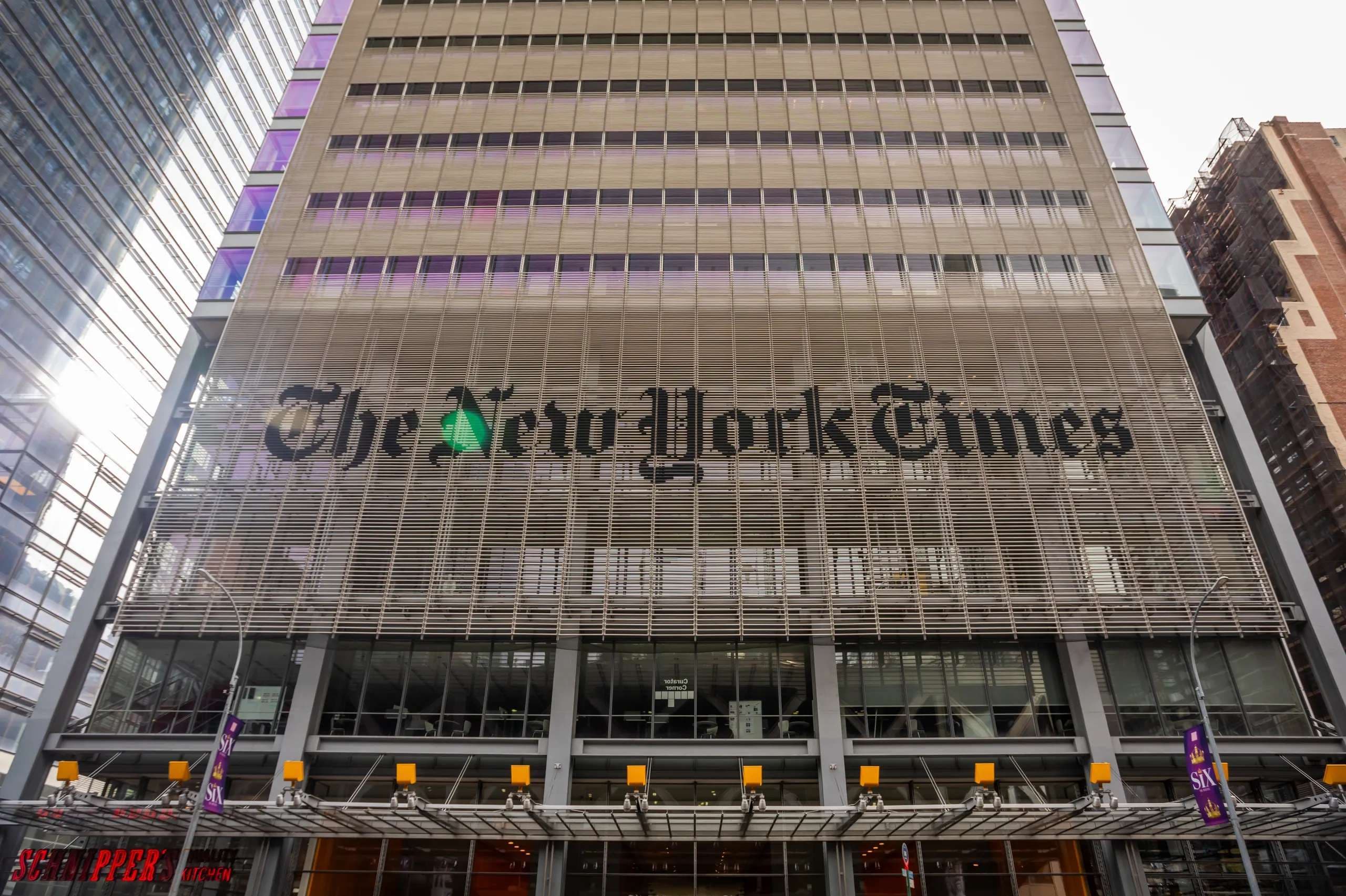 EEOC sues New York Times for alleged bias against white male employee