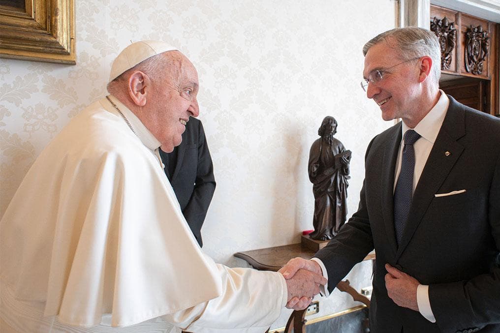 Knights of Columbus pay tribute to Pope Francis