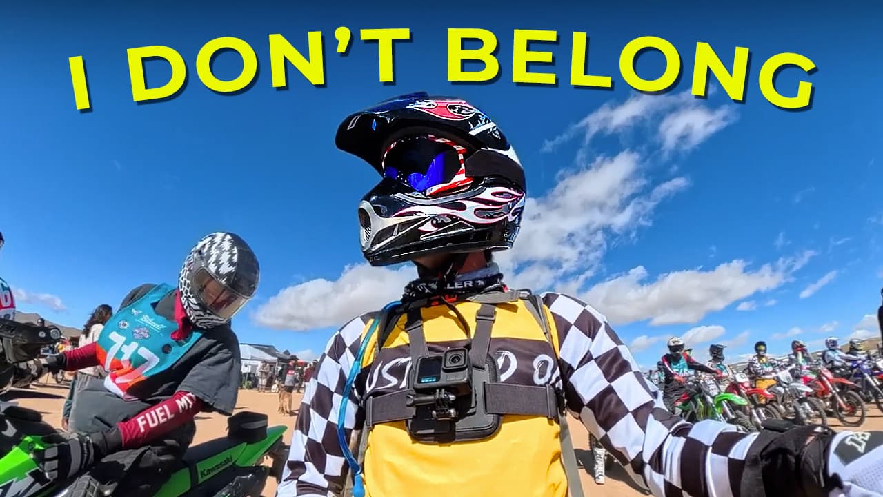 I Raced a Motorcycle 100 Miles in The Desert With No Experience