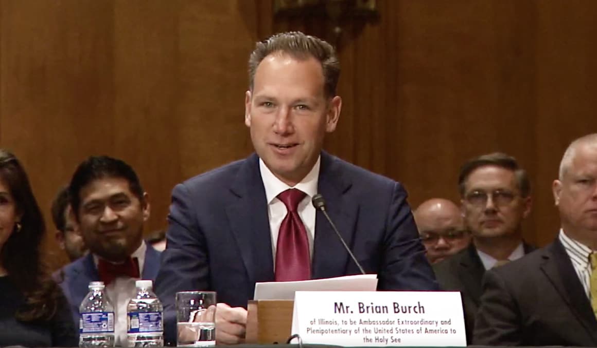Holy See ambassador nominee Brian Burch fields questions on China-Vatican relations, USAID cuts during Senate confirmation hearing