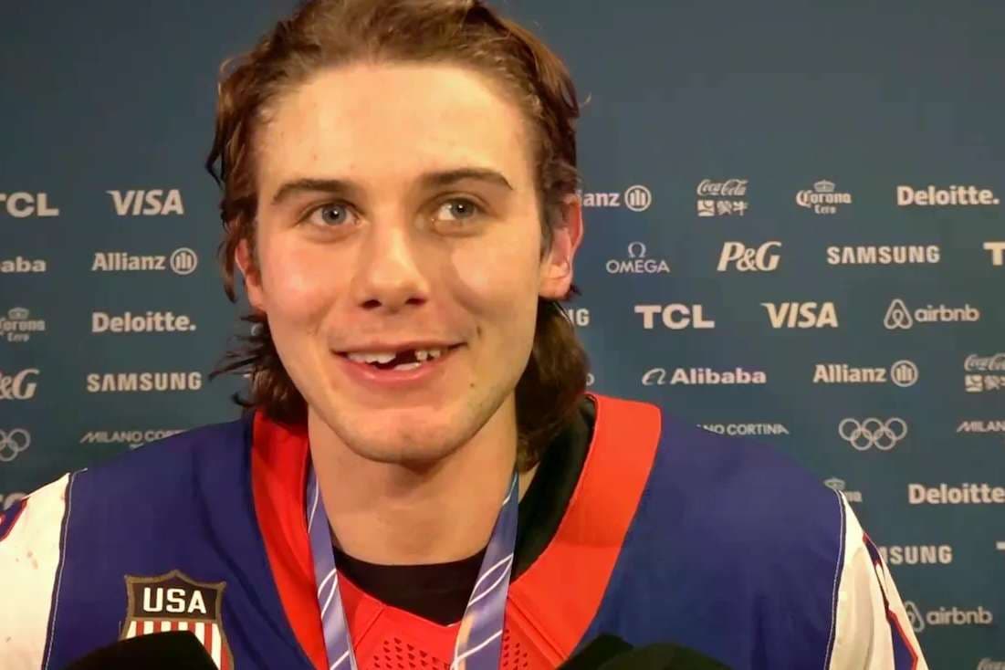 Hughes says he’s ‘so proud to be American’ after ‘golden goal’ catapults US hockey team to Olympic glory