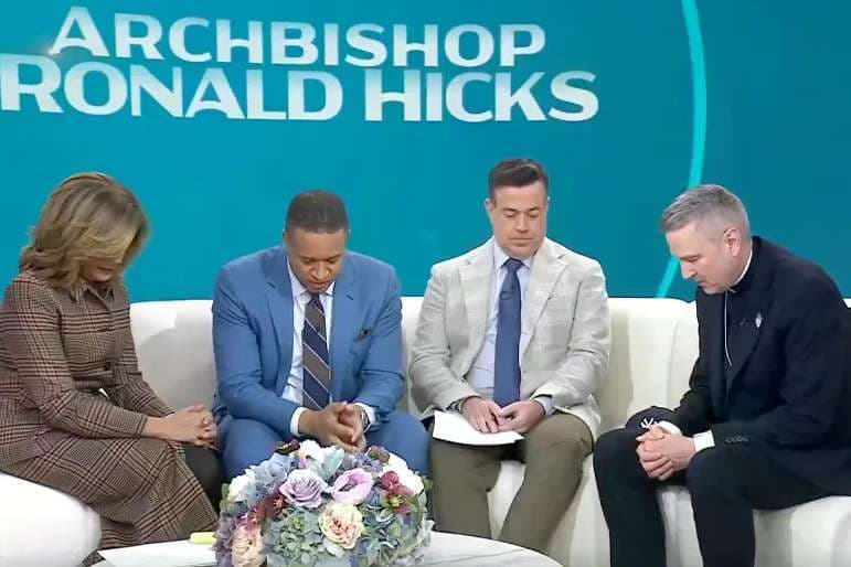 New York archbishop leads spontaneous prayer for Guthrie family on ‘Today’ show