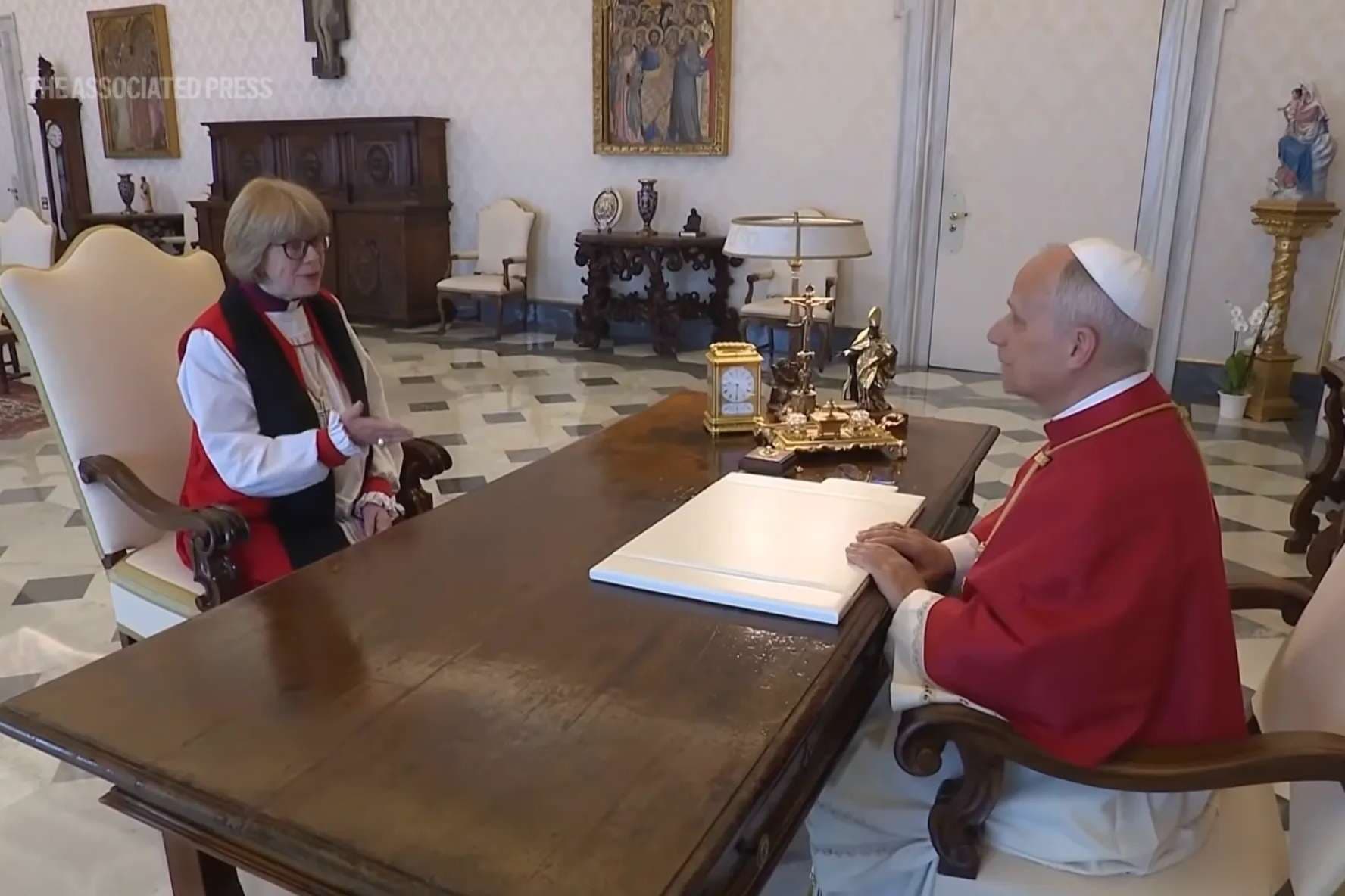 ‘Continue to work towards overcoming our differences’ Pope Leo meets with Anglican Archbishop Sarah Mullay