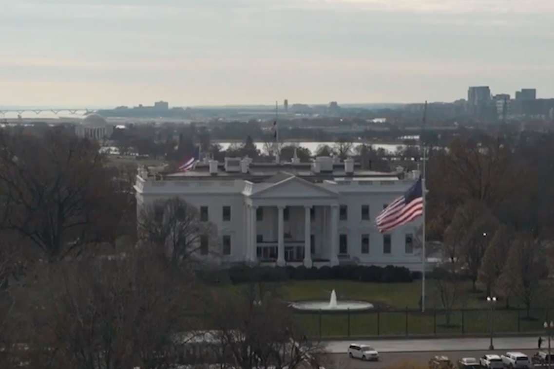 Trump orders flags at half-staff for slain National Guard member