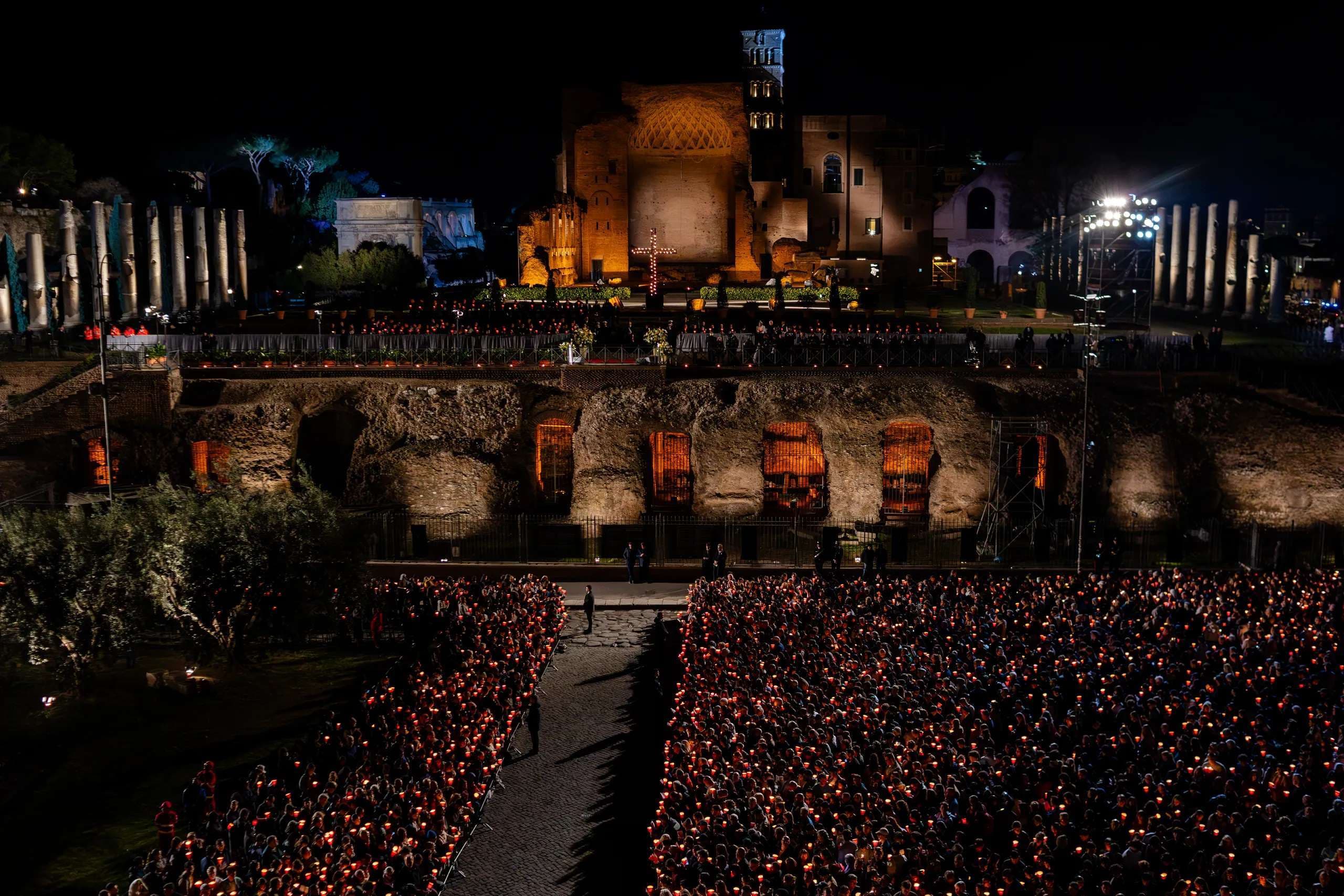 Way of the Cross at the Colosseum: Faith carried into a broken world
