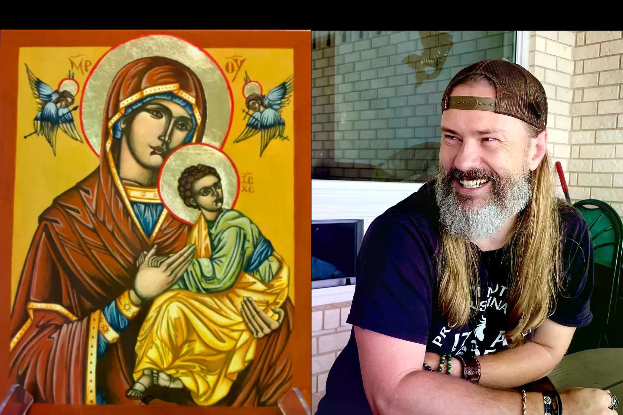 Answering the call to create: An art teacher’s journey to writing iconography