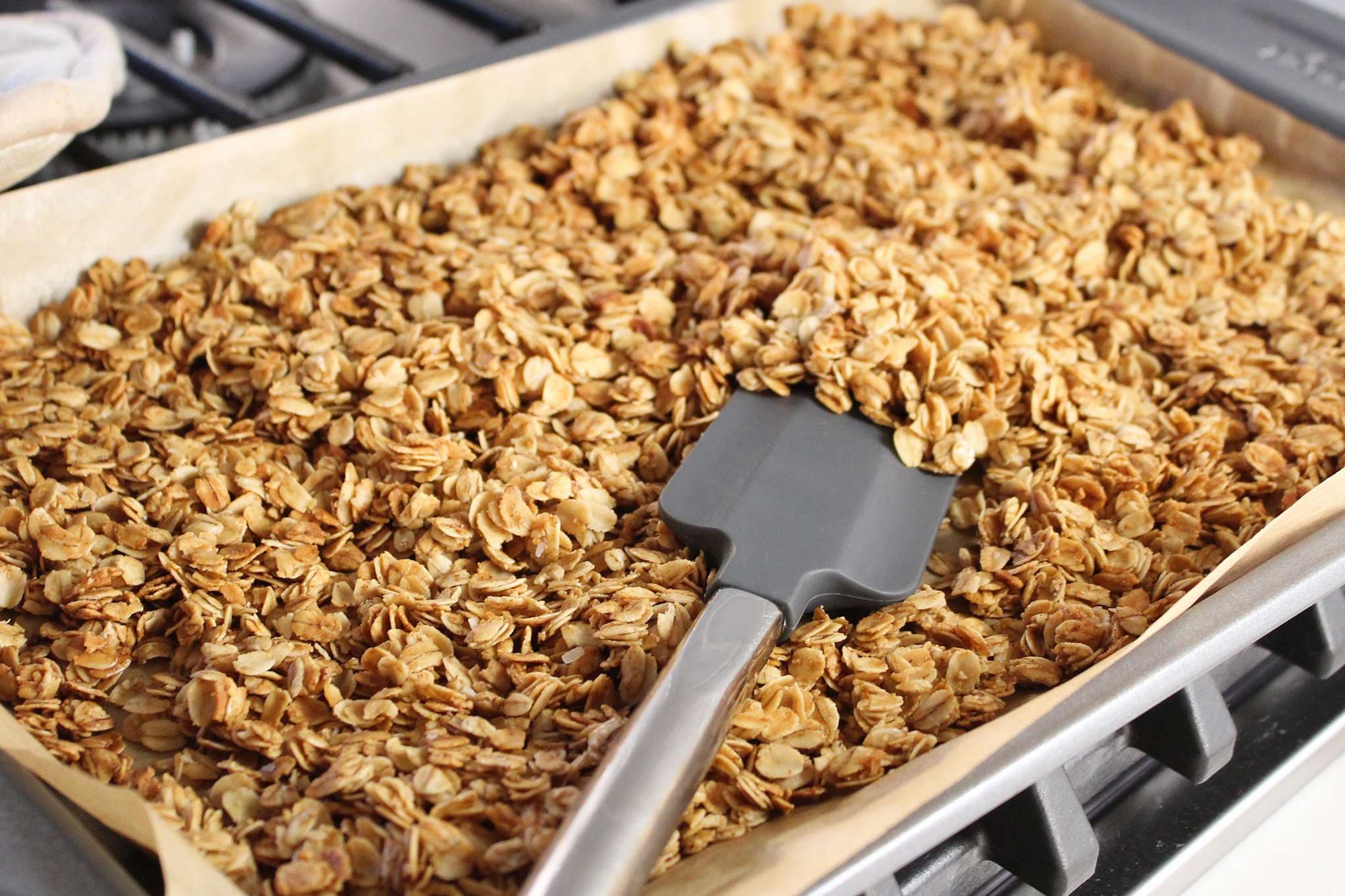 Homemade honey granola