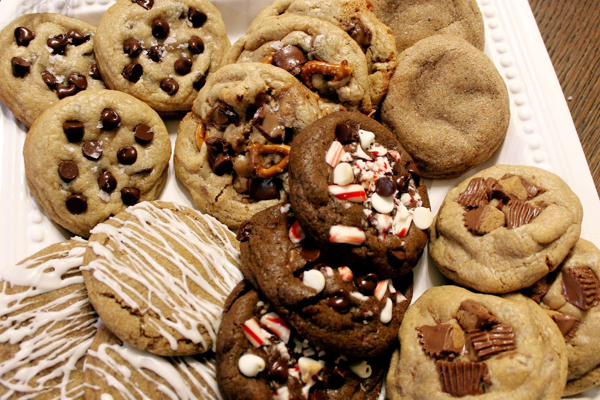 One dough, six festive Christmas cookie variations